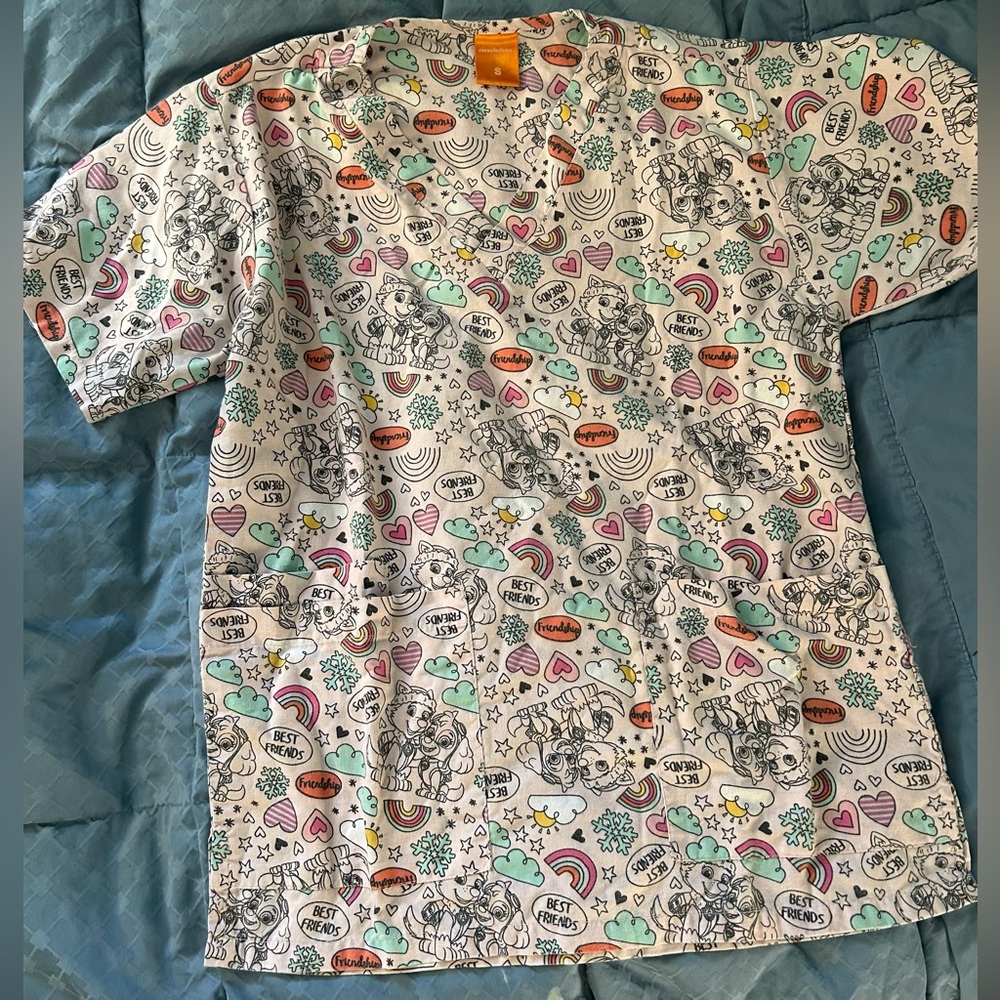 Paw patrol scrub top